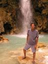 Maciej at the base of the main falls.